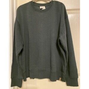 WOMENS TENTREE OVERSIZED Relaxed CREW Sz M Urban Green Organic Cotton Cozy NWT￼